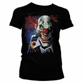 T-Shirt Femme Clown Horreur - S