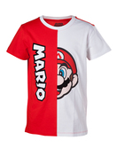 T-Shirt Enfant Nintendo : Super Mario Rouge/Blanc - 10 ans
