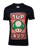 T-Shirt Nintendo : Super Mario Mushroom 1-UP Propagande - XXL