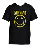 T-Shirt Nirvana : Logo Smiley - XL