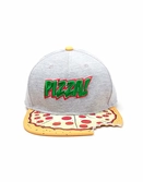 Casquette Snapback Tortues Ninja : TMNT Pizza croqué