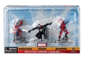 Diorama - Spider-man - Venom - Deadpool - Set 3 Pièces