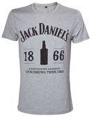 Jack daniel's - t-shirt 1866 grey (s)