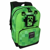Sac à Dos Minecraft - Creepy Creeper Vert