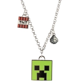 Collier Minecraft Creeper Enchanté