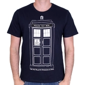 T-Shirt Doctor Who : Tardis Draw - L