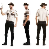 T-Shirt Cosplay The Walking Dead : Sheriff - M