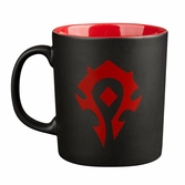 WORLD OF WARCRAFT - Mug - 320 ml - Horde Logo Noir et Rouge