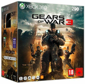 Console Xbox 360 Slim noire 250 Go + Gears Of War 3