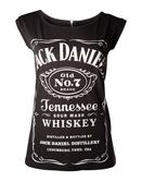 JACK DANIEL'S - T-Shirt GIRL'S with Zipper on Back (M)