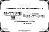 R-Type III & Super R-Type édition Collector - Super Nintendo