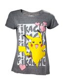 Tshirt Femme POKEMON : Pikachu Love GIRL (XL)