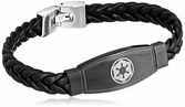 Bracelet Star Wars : Logo de l'Empire Galactique