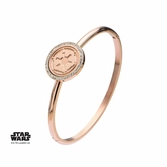 Bracelet plaqué Or rose Star Wars : Logo de l'Empire Galactique