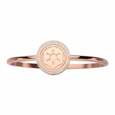 Bracelet plaqué Or rose Star Wars : Logo de l'Empire Galactique
