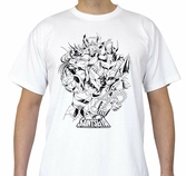 T-Shirt Les Chevaliers Du Zodiaque : Chevaliers de Bronze - XS