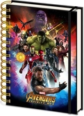 AVENGERS INFINITY WAR - Carnet de Notes A5 - Space Montage Hologra