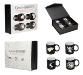 Game of thrones - pack 4 mugs céramique logos collector edition