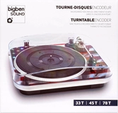 Tourne Disque Encodeur MP3 Big Ben Motif USA