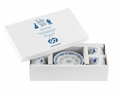 Coffret 4 tasses à café en Porcelaine Disney : La Belle et la Bête