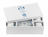 Coffret 4 tasses à thé en Porcelaine Disney : La Belle et la Bête