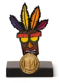 CRASH BANDICOOT - Heavy Metal Statue - Aku Aku - 13cm