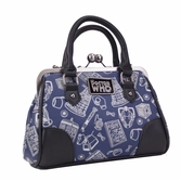 DOCTOR WHO - Scribble Art Kiss Lock Sac à main