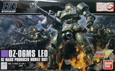 Gundam - model kit - hg 1/144 - hgac leo - 13 cm