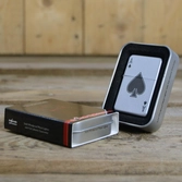 Briquet-tempête en boite métal - Carte à jouer : As de Pic