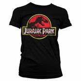 T-Shirt Femme Jurassic Park : Logo Usé - XL