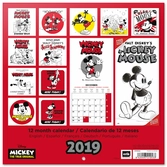 DISNEY - Mickey Mouse 90Th Anniversary Calendrier 2019
