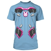 OVERWATCH - T-Shirt D.VA Costume (S)