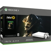 Console Xbox One X 1 To Blanche Bundle Fallout 76 Robot