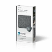 Enceinte bluetooth design en métal 15 w - aluminum argenté