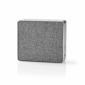 Enceinte bluetooth design en métal 15 w - aluminum argenté