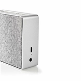 Enceinte bluetooth design en métal 15 w - aluminum argenté