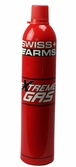 Bouteille GAZ Airsoft Extreme Gas Swiss Arms Avec Silicone 600ml