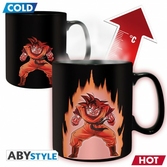 Lot de 2 mugs dragon ball - mug heat thermoréactif - 460 ml - dbz/ goku