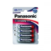Pile alcaline panasonic (blister) lr06 everyday power 1.5v 3.4ah x4
