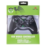 Manette filaire noire pour xbox one avec cable 3m (compatible ps3/pc)