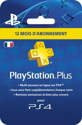 Carte Playstation Plus - Abonnement 12 mois