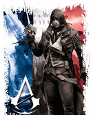 Assassin's creed - t-shirt ac5 drapeau homme (l)