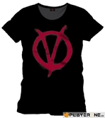 Vendetta - t-shirt red symbol - black (xxl)