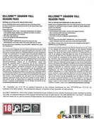 Playstation network - killzone shadow fall season pass (belgium only)