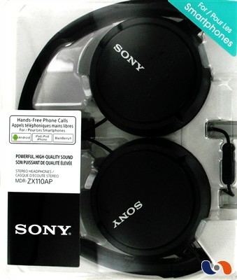 Casque Sony MDRZX110AP sans Microphone - Jack 3,5 mm