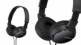 Sony MDR-ZX110AP Casque pliable avec Microphone Noir