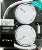 Sony MDR-ZX110APW Casque pliable avec Microphone Blanc