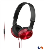 Casque Arceau téléphonie Sony MDR-ZX310APR Rouge