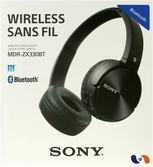 Casque Bluetooth Sony MDR-ZX330BT noir