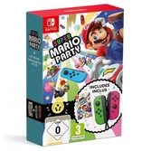 Super mario party + joy-con green / pink bundle